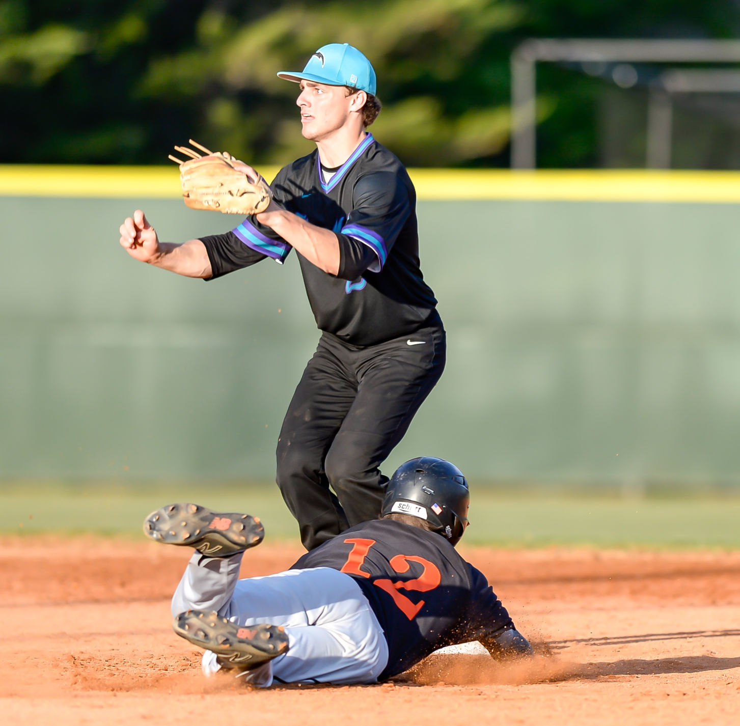 Friday night baseball action